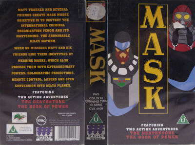 M.A.S.K. M.A.S.K. VHS The deathstone & the book of power